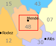 location map for Montbrun area map
