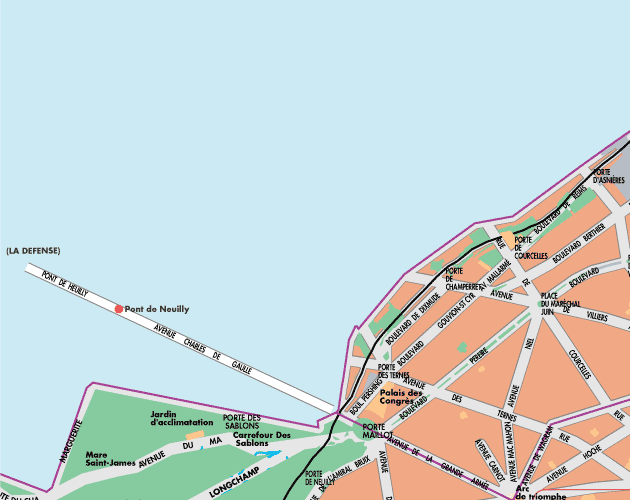 Paris Map, grid a2