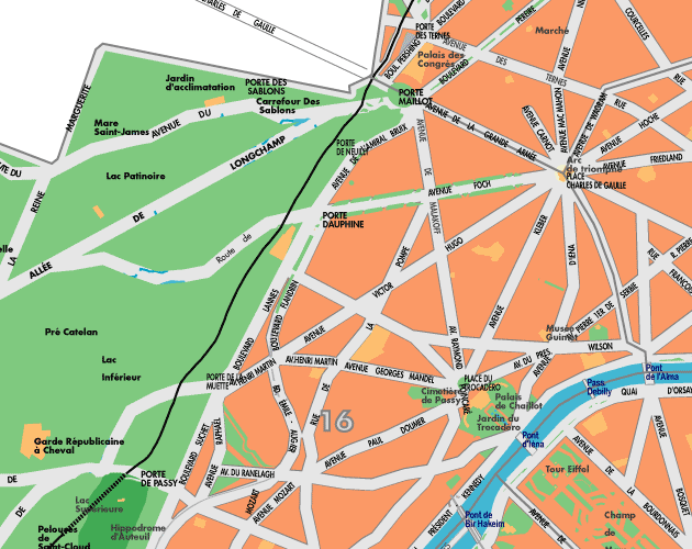 Paris Map, grid B2
