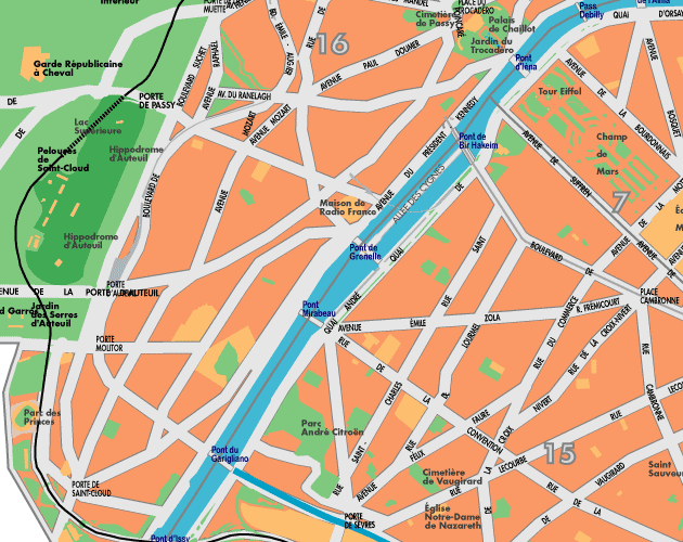 Paris Map, grid c2