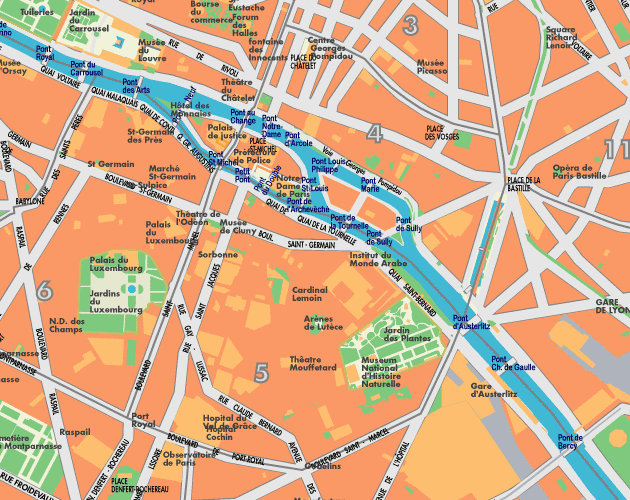 Paris Map, grid c4