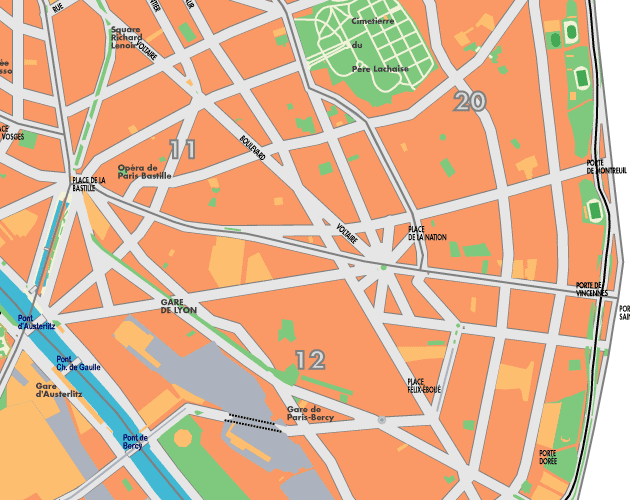 Paris Map, grid c5