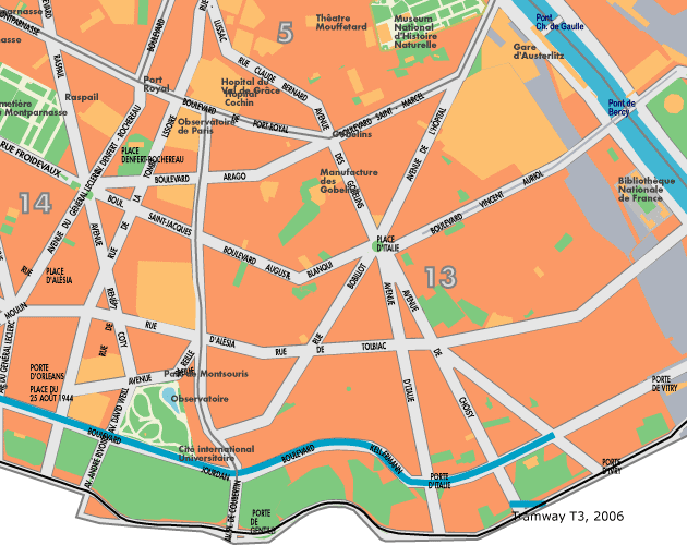 Paris Map, grid D4
