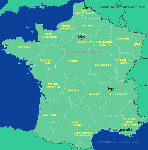 provence france map