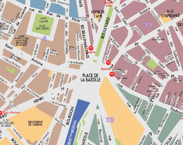 Bastille Level2 Map
