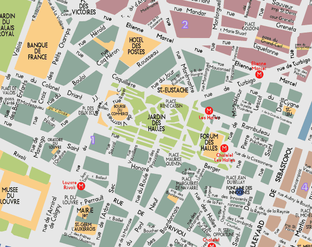 Halles Level2 Map