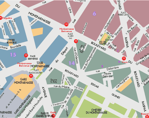 Montparnasse Level2 Map