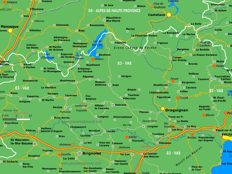 France Map Marseille