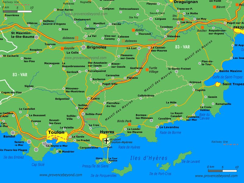 France Map Marseille