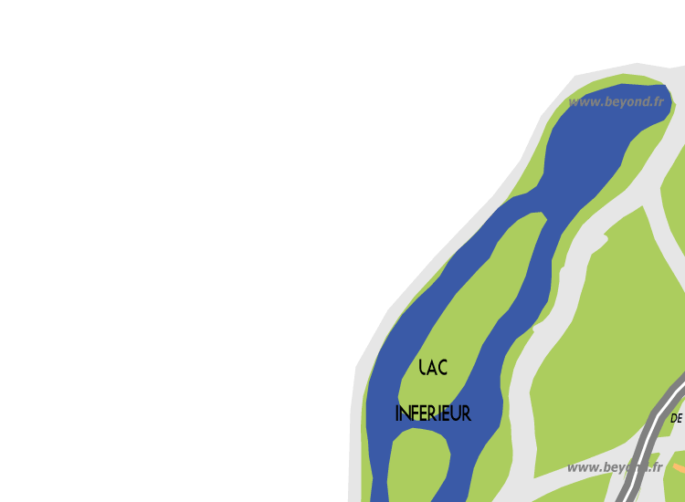 F01 Paris Detail Map Bois de Boulogne 