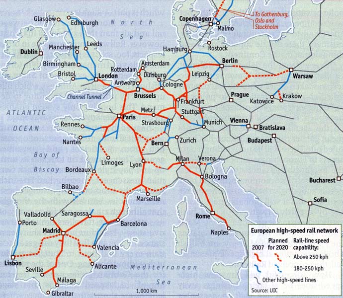 Train Map In Europe Cinemergente