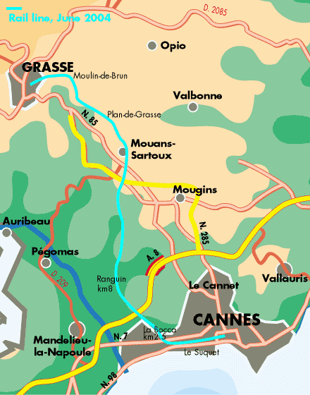 CannesGrasse Railway