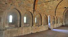 Thoronet Abbey dormitory, left side