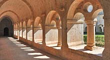 Thoronet Abbey cloister passage, west side