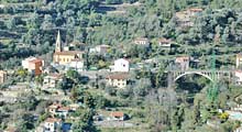 First view of Monti village from