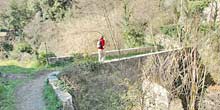 Small bridge for the GR51 approaching