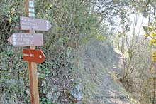 GR52 junction with the GR51 trail