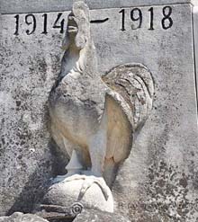 Gallic rooster at Saint-Etienne-Vall&eacute;e