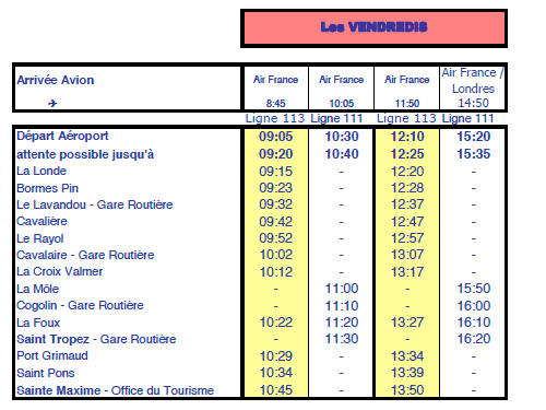 Airport to Saint Tropez, Sainte Maxime