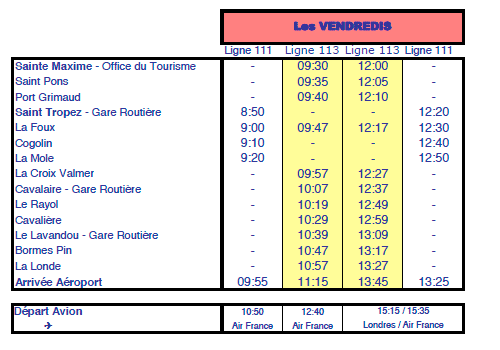 Airport to Saint Tropez, Sainte Maxime