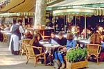 One of the famous caf&eacute;s, Le