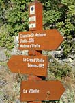 Hiking borne 4, Cros d'Utelle hike 