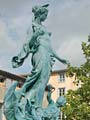  Fountain statue, Limoux Place de la Republique photo
