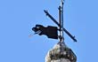 Devlish weather vane on the Mallemort