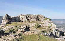 Castle ruins overlooking Rocbaron village