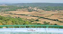 Panoramic view from the top of
