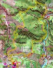 Hiking map Utelle, St-Honorat, Le