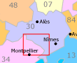 Villevieille Area Map