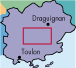 Gonfaron Area Map