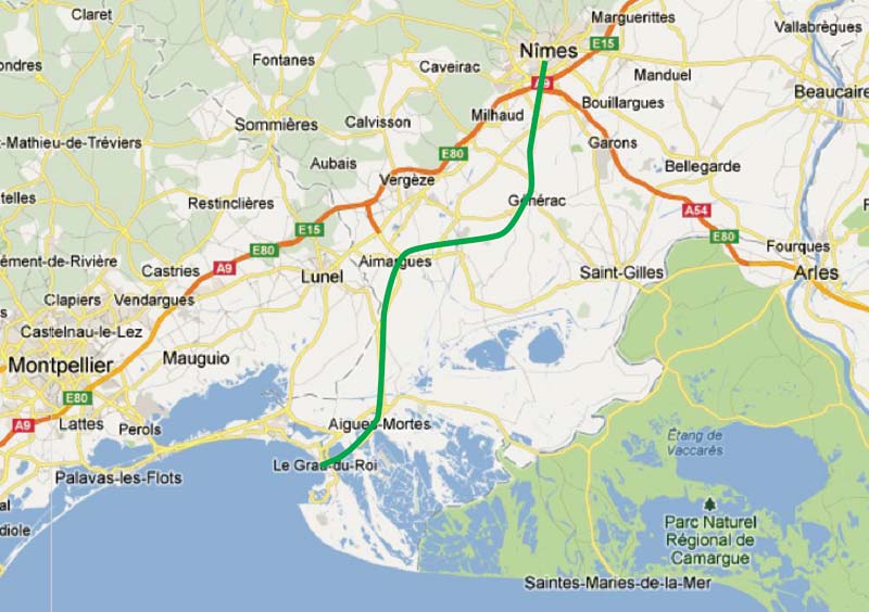 Nîmes - Aigues-Mortes Train