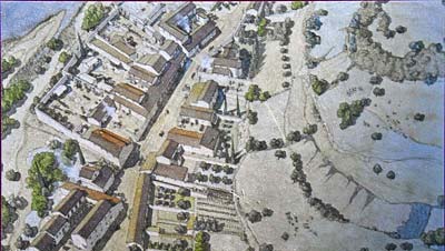 Roman Roadhouse area of the Ambrussum