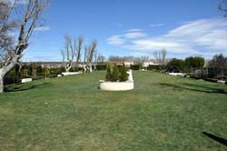Garden beside the Arles Antiques Museum