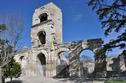 Spectators entrance of Arles Roman Theatre