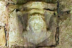 Page-boy sculpture head in the