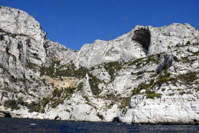 L'Oeil de Verre calanque, eye indent