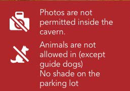 Chauvet No-No sign