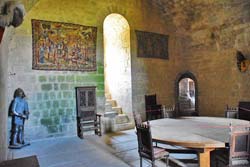 Puivert Castle Keep Guards Room with