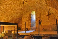 The lower room of Puivert Castle