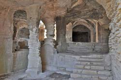 Inside the chapel part of the