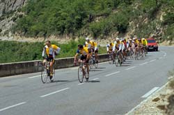 A cycling club outing on a