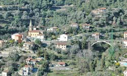 First view of Monti village from