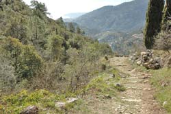 GR51 trail donkey-road trail south