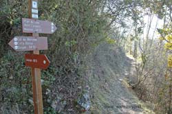 GR52 junction with the GR51 trail