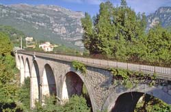 Railway viaduct at Bar-sur-Loup