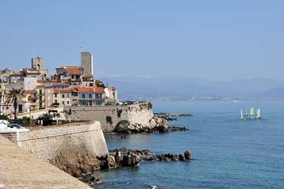 Antibes seaside town 