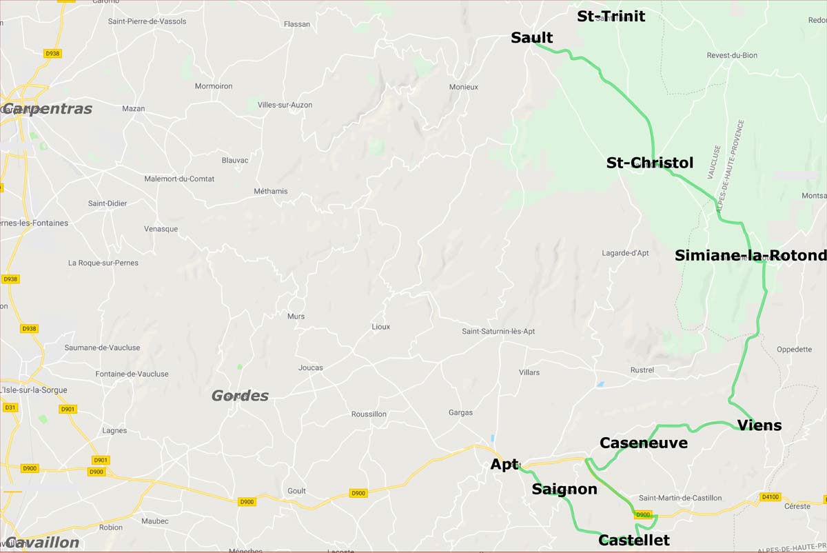  Apt Vaison Itineraries photo apt-sault-map001bb.jpg
